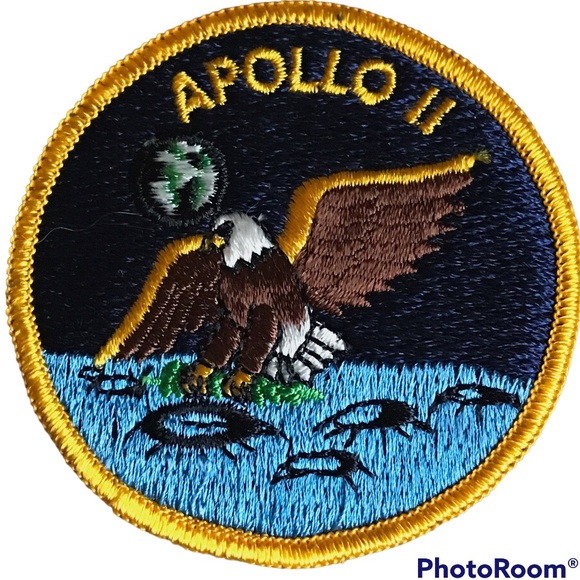 Original Vintage 1969 Apollo 11 Mission Patch - New - Picture 2 of 7